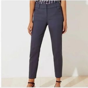 LOFT curvy skinny ankle pant in grey NWT never worn